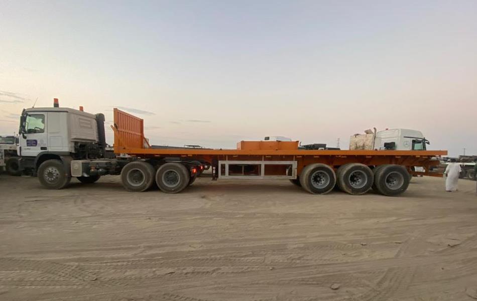 Triaxles Trailer 40ft Container Flatd