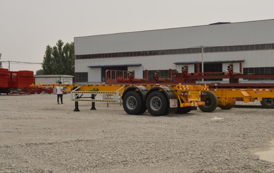 2 Axles 40ft Skeleton Semi Trailer