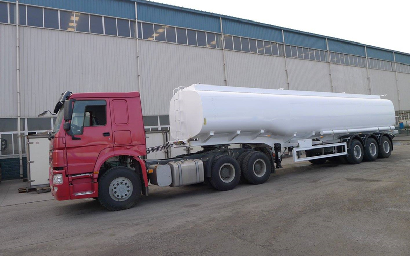 Steel Tanker Trailer 3 Axles 42000 Li