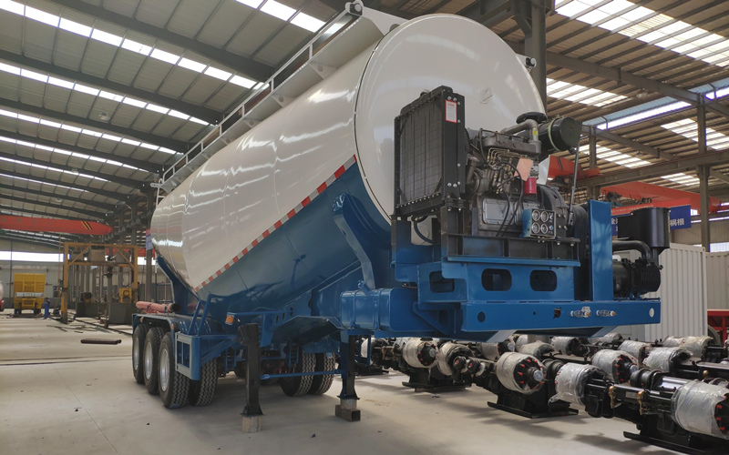 Triaxles Bulk Cement Trailer 40CBM V 