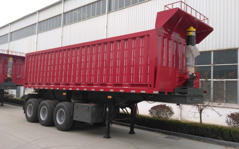 Factory Steel Dump Trailer 3 Axles 45