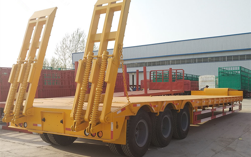 3 Axles 13M Long Dozer Transport Lowb