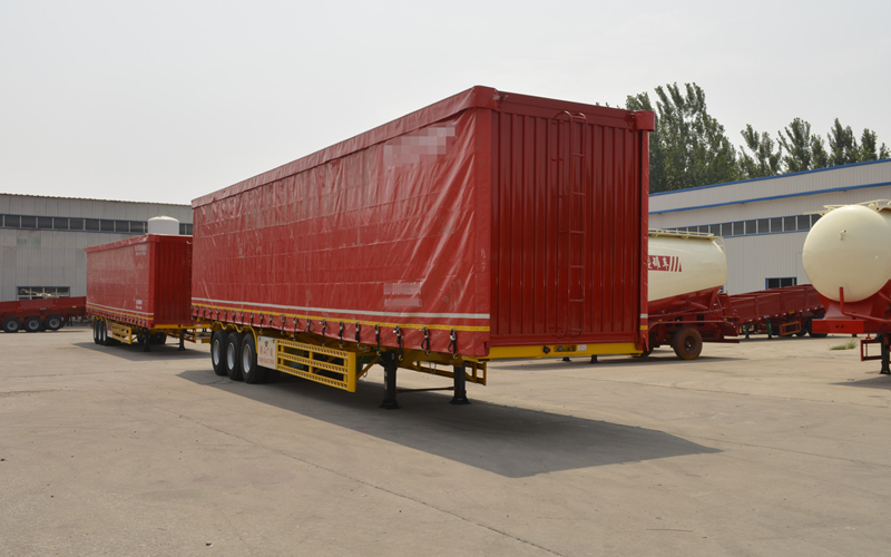 Dry Goods Transport Tarpaulin Semi Tr