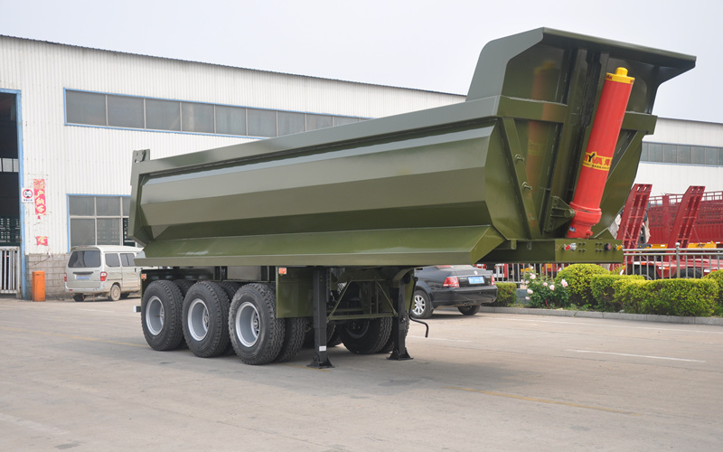 Hot Sale 3 Axles 30 Cubics Tipper Sem