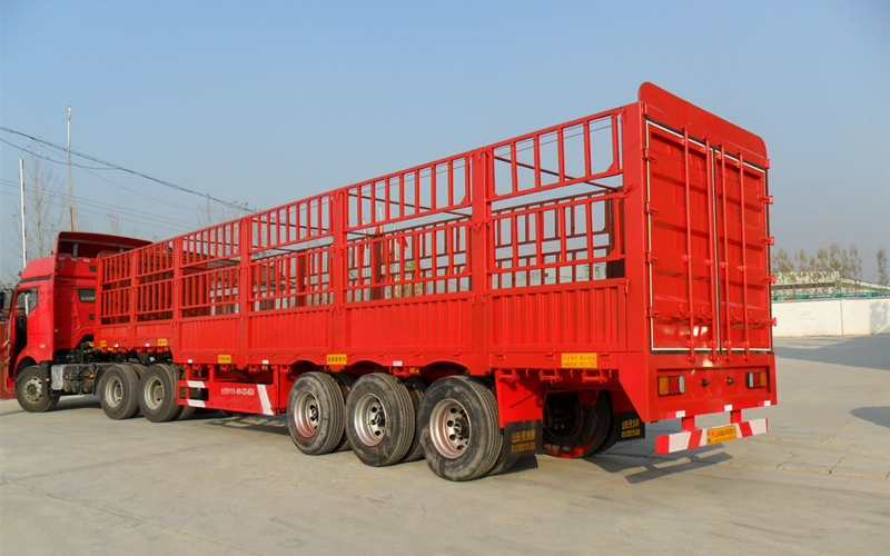 Animal Transport Fence Cargo Trailer 